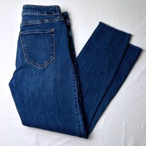 Abercrombie & Fitch Womens The Super Skinny Ankle Mid Rise Jeans Size 26/2 Denim